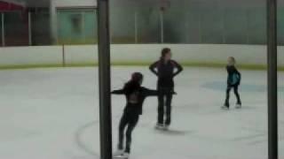 Lauren Mendez Ice Skating Training