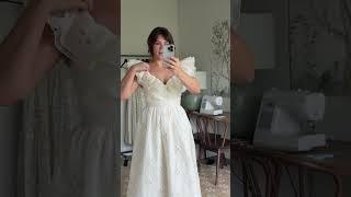 Winifred dress try on