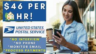 USPS is Hiring Remote! No Interview No Phone Remote Work From Home Jobs 2025