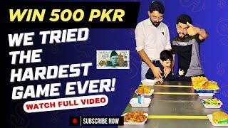 We Tried The Hardest Game ever  | Ultimate Food Challenge | Shugal Mela Bro