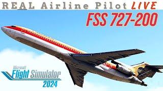 *Updated* FSS 727-200 Passenger | Real Airline Pilot | Tri-Jet Excitement | #boeing #msfs2024 #msfs