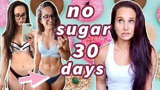 I Quit Sugar for 30 Days | NO SUGAR CHALLENGE | Before & After