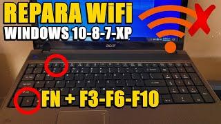 Como Reparar el WiFi en una Laptop con Windows 10 (8.1 7 Vista XP) Fácil y Rápido