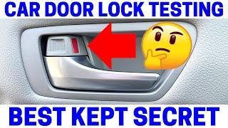 Car Door Lock Actuator Testing