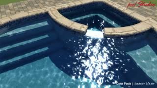 Spa Addition To Existing Pool V.1 Coral Pool and Spa San Jose, Ca