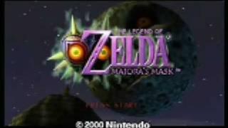 Legend of Zelda Majora's Mask: Title Intro