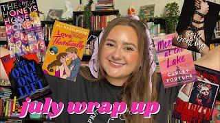 JULY WRAP UP 2023 | all about the 15 books i read this month!