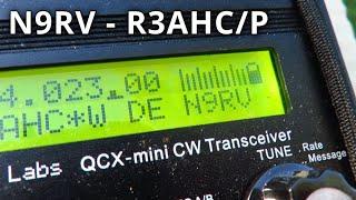 DX QRP CW contact N9RV - R3AHC/P // 30.07.2022