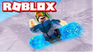 I'M A PRO SNOWBOARDER in ROBLOX SHRED