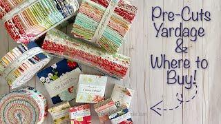 Fabric PRE-CUTS, Yardage, & Where to BUY FABRIC!