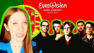 LET'S REACT TO PORTUGAL'S SONG FOR EUROVISION 2025 // NAPA "DESLOCADO"