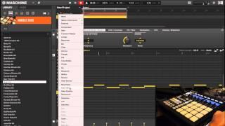 Maschine MKII beat 101 tutorial (how to make a simple beat)