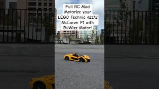 BuWizz motor Full RC Mod | LEGO Technic 42172 McLaren P1 #legotechnic #lego42172 #buwizz