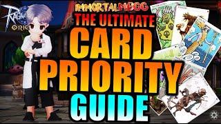 THE ULTIMATE CARD PRIORITIZATION GUIDE!! - RAGNAROK ORIGIN