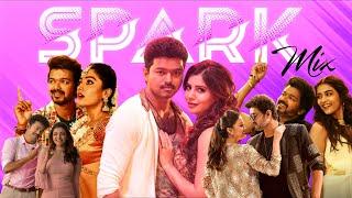 SPARK VIDEO MASHUP | SPARK SONG |  THALAPATHY MIX | GOAT | THALAPATHY VIJAY | JD SATHISH