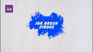 Ink Brush Stroke | Ink Grung Stroke After Effect Tutorial | Sarveyam Creations