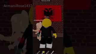 Drawing Albania  Flag and coming back 5 mins later OMG!  #roblox #albania