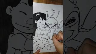 How I Draw Lilo & Stitch | #Disney #Lilo&Stitch #Cartoons #Drawing ‎@AlexDrawing27 