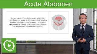 Acute Abdomen: General Principles – General Surgery | Lecturio