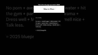 2025 blueprint #motivation #successmindset