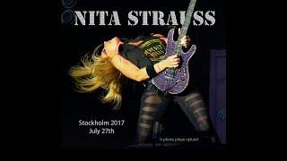 Nita Strauss AMAZING guitar solo in 4K video! Stockholm 2017