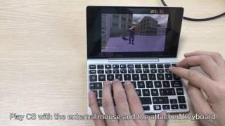 The gaming performance and multitask demonstration of GPD Pocket T1 prototype