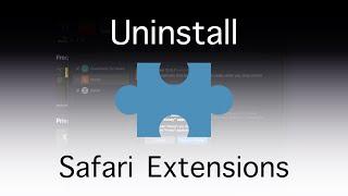 How To Uninstall Safari Extensions on a Mac