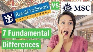 Royal Caribbean vs MSC: 7 Fundamental Differences