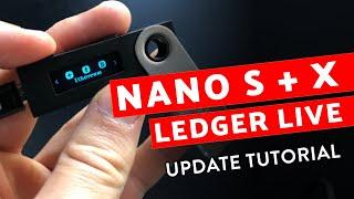 How to update your Ledger Nano S, Nano X, Ledger Live - Firmware Update Tutorial 2021