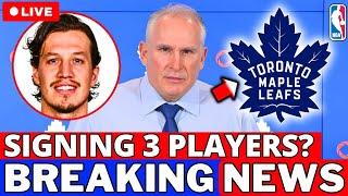 CONFIRMED NOW? LEAFS SIGNING 3 PLAYERS? RICKARD RAKELL CONFIRMED! TORONTO MAPLE LEAFS NEWS