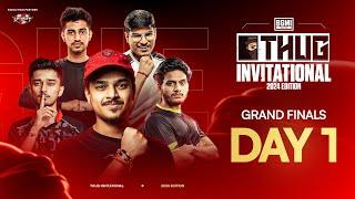 Thug Invitational 2024 | Grand Finals D1 | BGMI | Ft. iQOO SouL, GT, Carnival Gaming, etc.