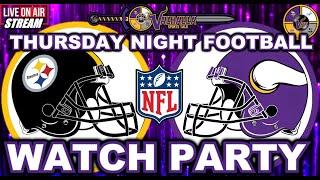 Vikings VS Steelers 🟢 LIVE #NFL  #MINvsPIT  Watch Party Play By Play Reactions  Game Audio.