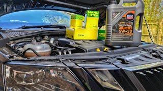 how to change oil and filters skoda octavia 3 | 2.0 tdi | schimb ulei si filtre