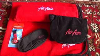 AirAsia Comfort Kit with Seatbelt Keychain