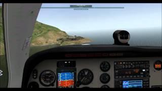 Dangerous Airports - Bonanza A36 landing in Saba X-plane 10 - Going to the edge, a must see!!