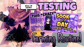  TESTING this *CRAZY* Farming Routine in Royale high 🪄 | Roblox | iiAmmxra