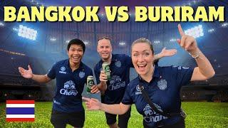 Our first THAILAND FOOTBALL match  Buriram United vs Bangkok