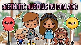 AESTHETIC AUSFLUG IN DEN ZOO  | ROUTINE/GESCHICHTE | TOCA BOCA STORY DEUTSCH | TOCA AMIRA