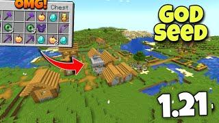 [ God Seed ] For Minecraft 1.21 Bedrock And Pocket Edition || Seed Minecraft 1.21 