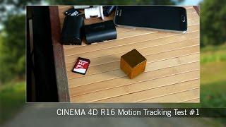 CINEMA 4D R16 Motion Tracking Test #1