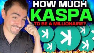 How Much Kaspa To Be A Millionaire? (KASPA Price Prediction 2025) Kaspa Coin Will EXPLODE! $KAS