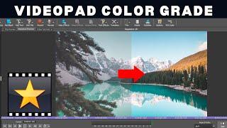 VideoPad Color Grade Tutorial