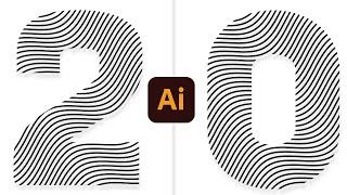 Wave Text Effect in Adobe Illustrator