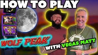 Conquering the WOLF PEAK Slot Machine with Vegas Matt 