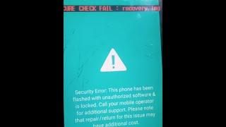 How to FIX secure boot fail: Recovery.img Samsung SM t295 .  No Download mode fix Android 10 and 11