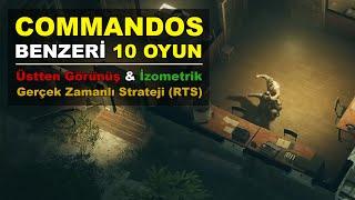 EN İYİ 10 COMMANDOS BENZERİ OYUNLAR | RTS Oyunları #strategy #rts #steam #games #gaming #bestgame