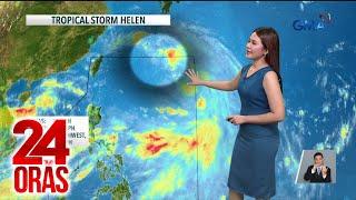 Bagyong Gener at Helen, nakalabas na ng PAR pero patuloy na palalakasin ang Habagat | 24 Oras