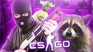 ATRACANDO UN BANCO DE CSGO CON EL HATER!