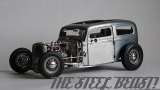 Steel beast - hotrod diecast model in 1:18 scale\handmade