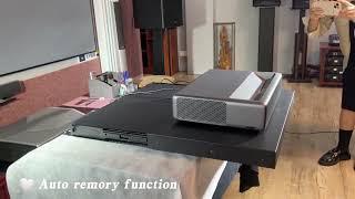 Smart laser UST projector sliding tray（sibyl@xy-screen.com）